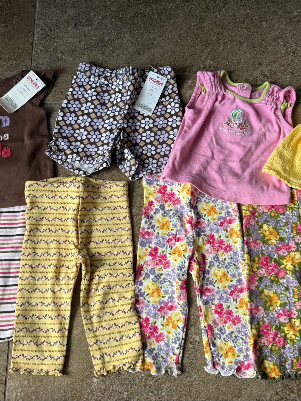Gymboree Pink Floral-Accent Kids Sets